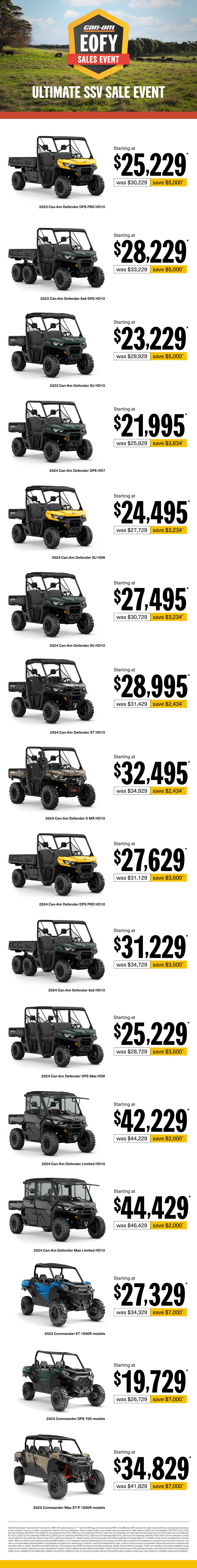 AU Can-Am Off-Road - Q2 Retail Program 2025